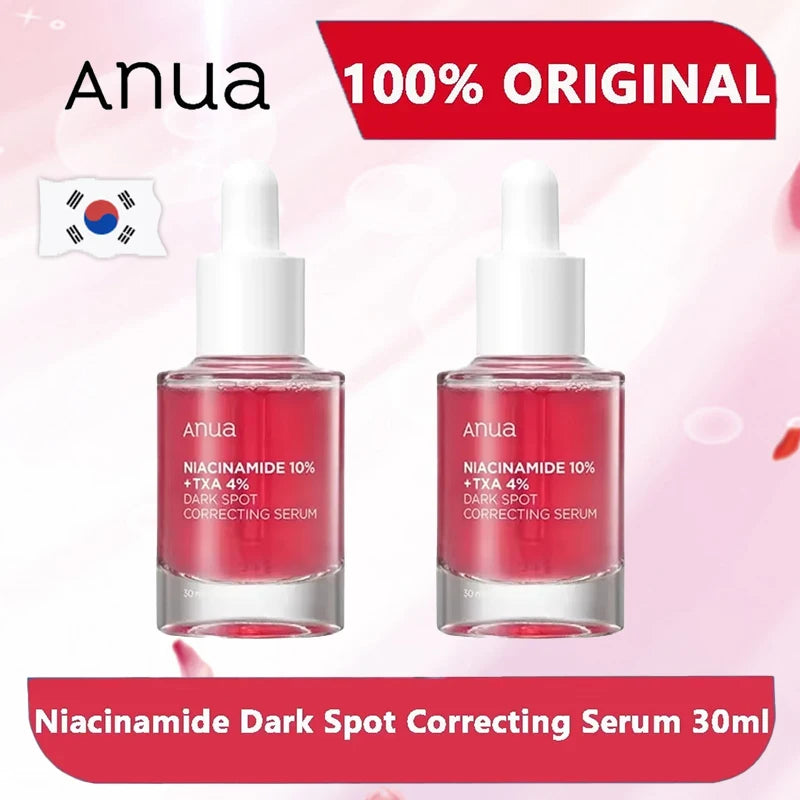 Anua Skin Care Sets Peach 70 Niacinamide Serum 10% Niacinamide + 4% Hyaluronic Acid Serum 30ml Korean Original Skincare Products