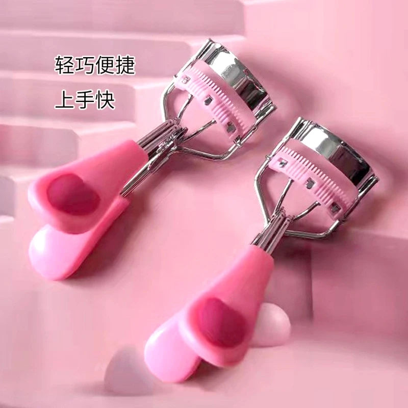 1PC Lady Professional Eyelash Curler With Comb Tweezers Curling Eyelash Clip Cosmetic Eye Beauty Tool