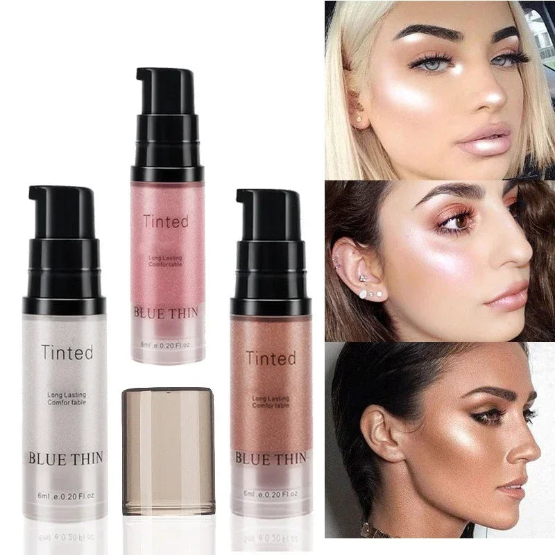 Highlighter Contouring Makeup Face Brightener Concealer Liquid Highlighter Primer Bronzer Face  Cosmetics