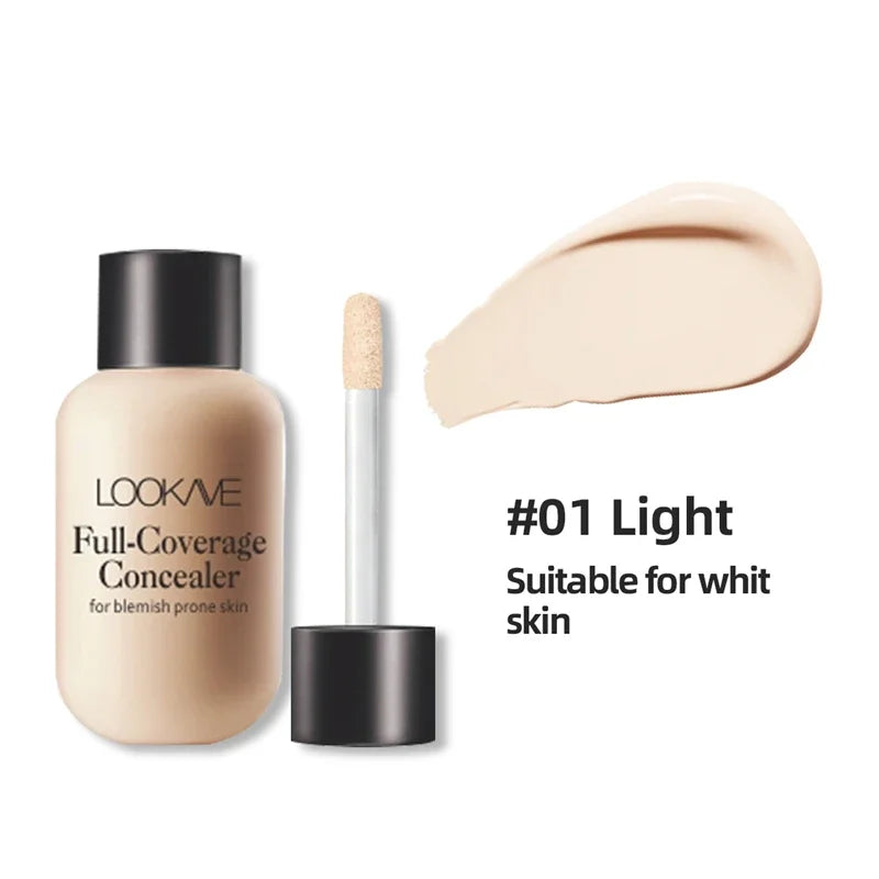 LAIKOU BB Cream 18 Hour Longlasting Liquid Foundation Waterproof Anti-acne Marks Flawless Natural Face Base Makeup Moisturize