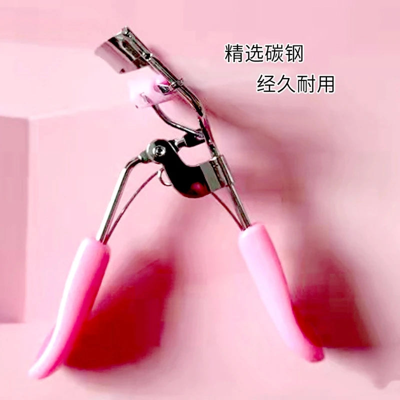 1PC Lady Professional Eyelash Curler With Comb Tweezers Curling Eyelash Clip Cosmetic Eye Beauty Tool